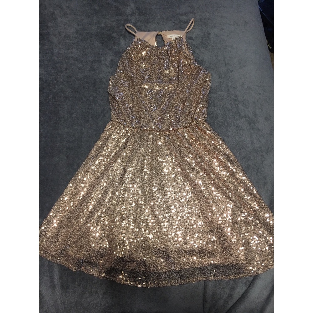 Gold Sequin Dress- Great for NYE!